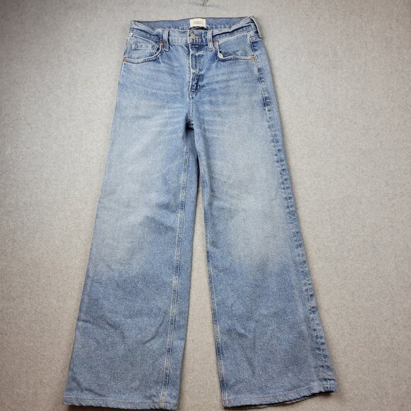 Citizens Of Humanity Denim - Citizens of Humanity Loli Mid Rise Baggy Jeans Palazzo Medium Wash Size 26 Waist